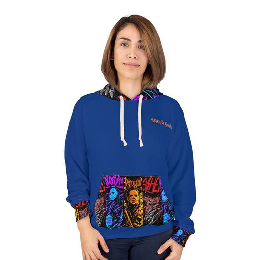 Blue Unisex Pullover Hoodie