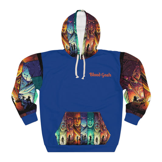 Blue Unisex Pullover Hoodie